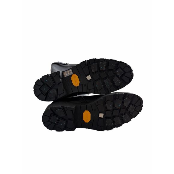 La Canadienne Quintin Leather Nylon Knee High Boots in Black 7.5US Made in Italy - Picture 8 of 8